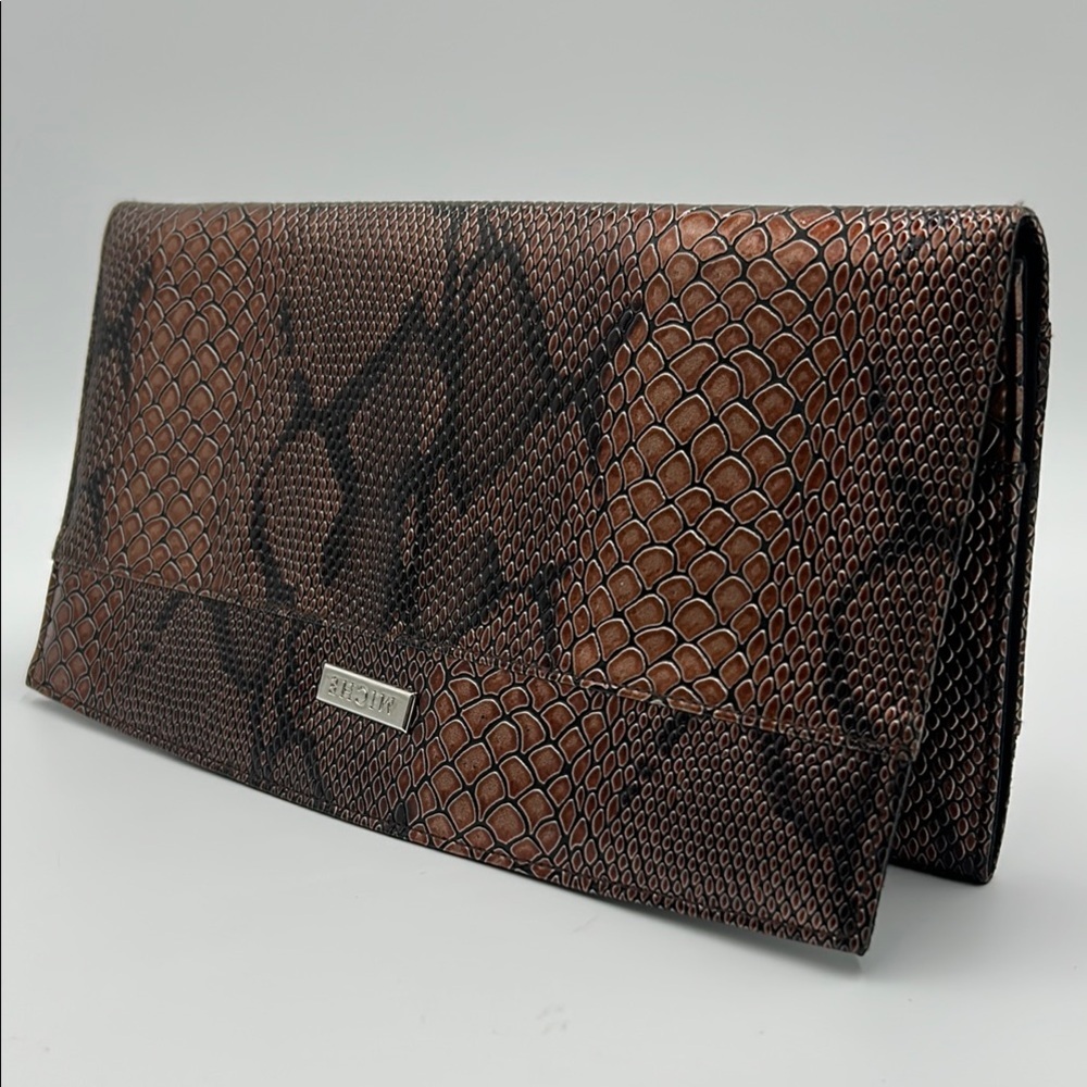Miche Snake Print Classic Shell Faux leather Cowgirl Chic One size Boho Brown